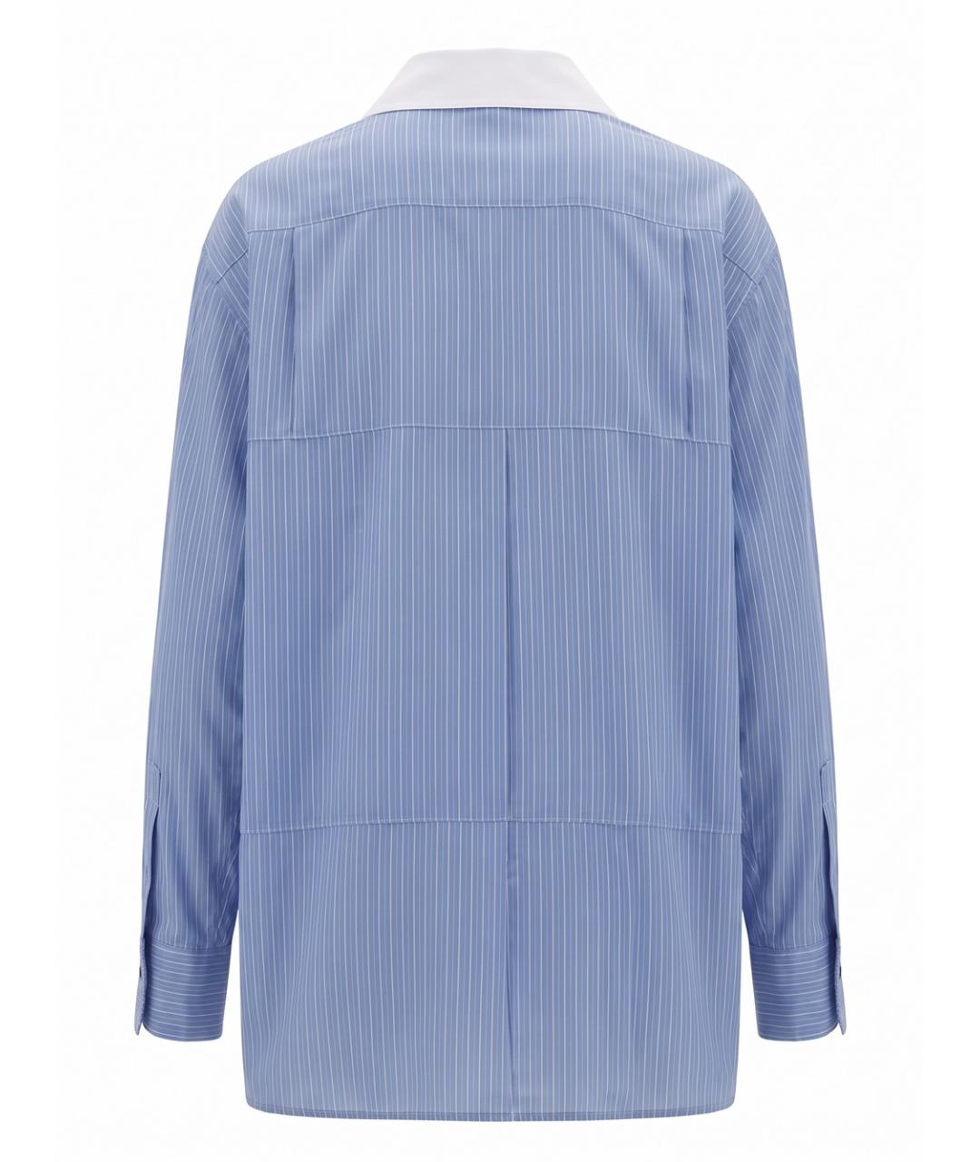 BOTTEGA VENETA Синяя вискозная рубашка, фото 2