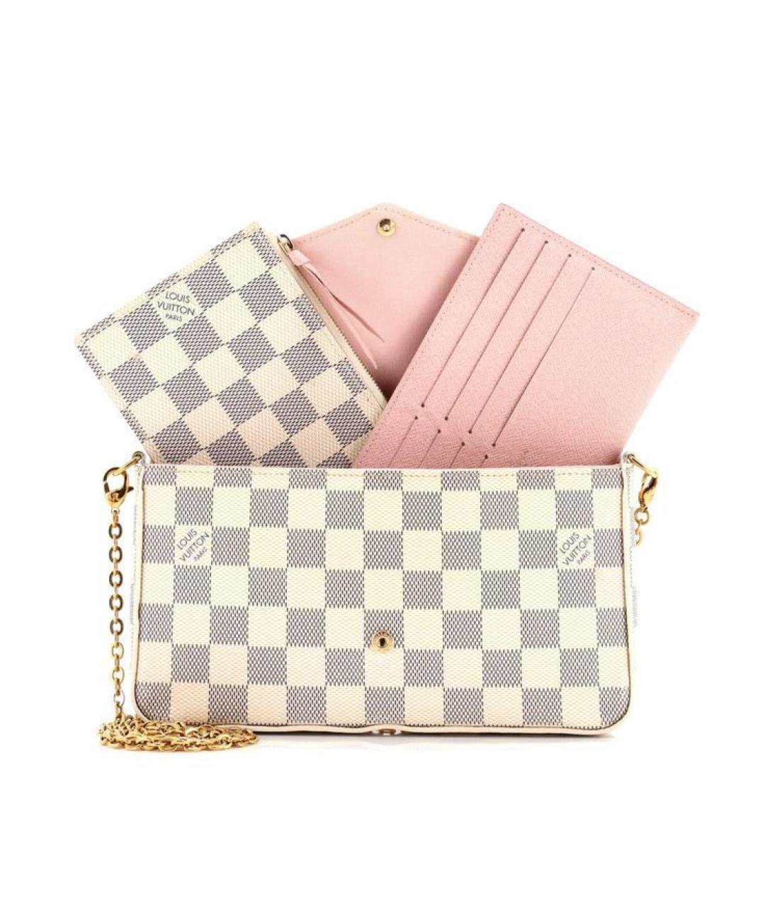 LOUIS VUITTON Бежевая канва сумка через плечо, фото 3