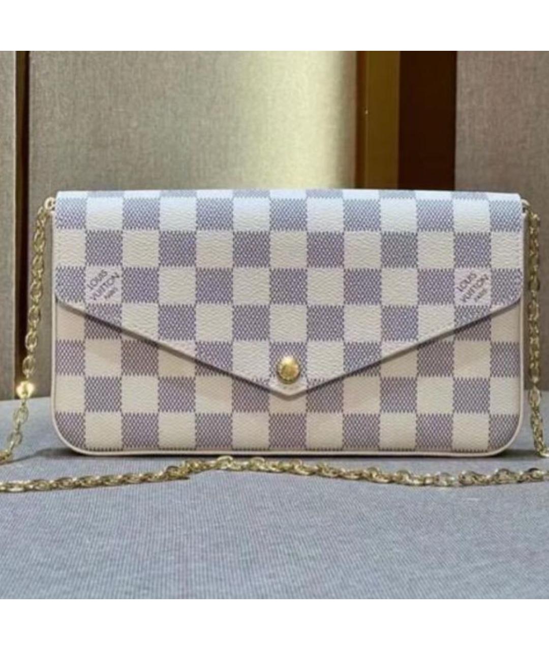 LOUIS VUITTON Бежевая канва сумка через плечо, фото 5