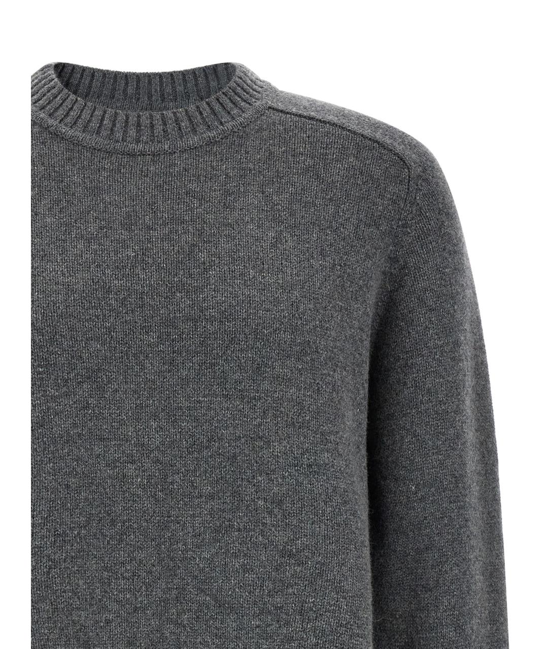 EXTREME CASHMERE Серый кашемировый джемпер / свитер, фото 3