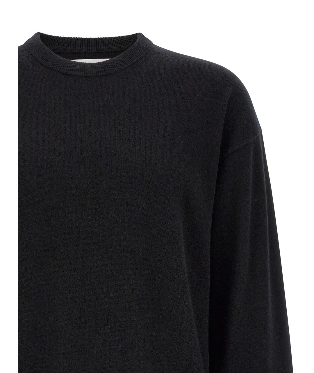 EXTREME CASHMERE Черный кашемировый джемпер / свитер, фото 3