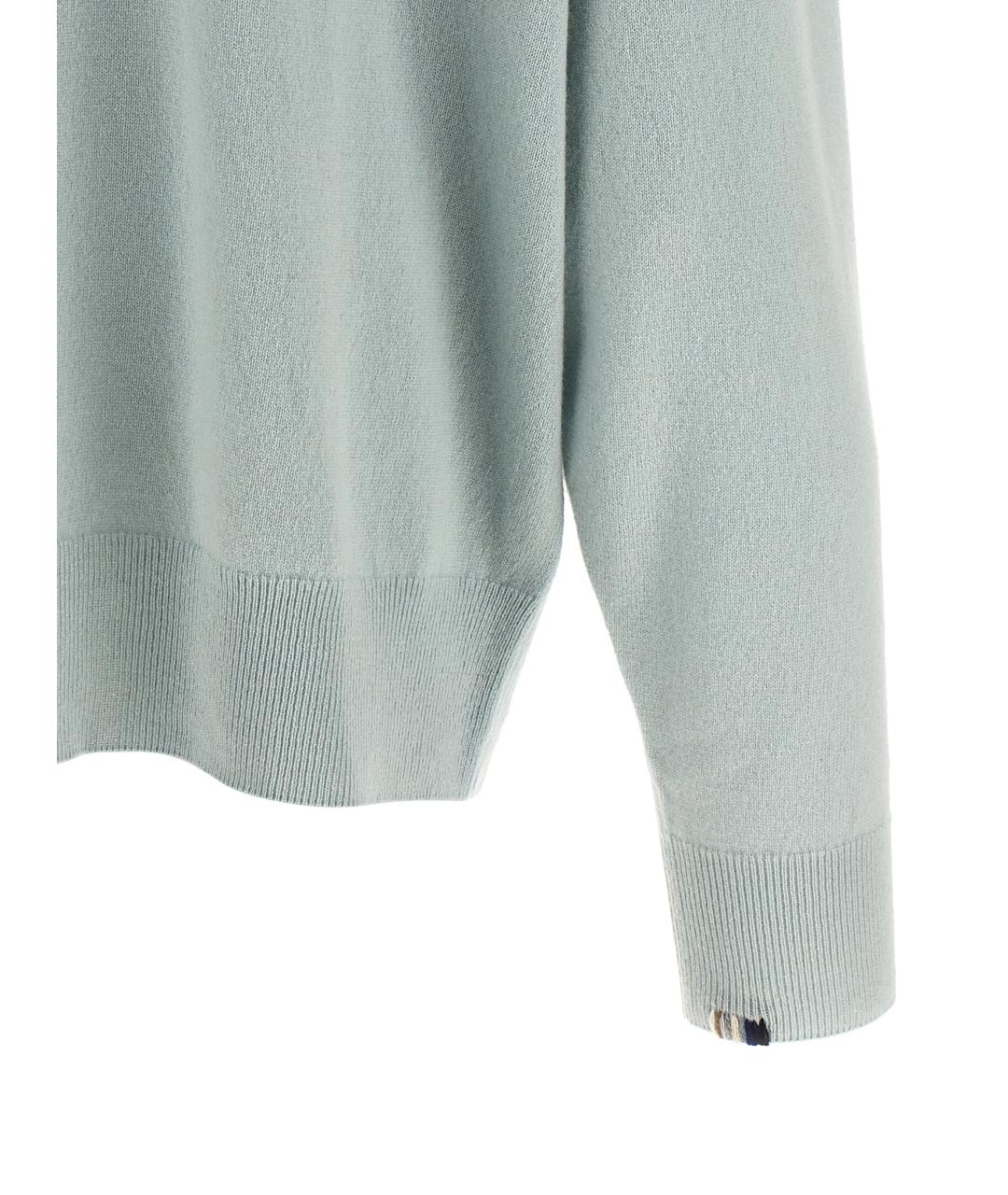 EXTREME CASHMERE Голубой кашемировый джемпер / свитер, фото 4