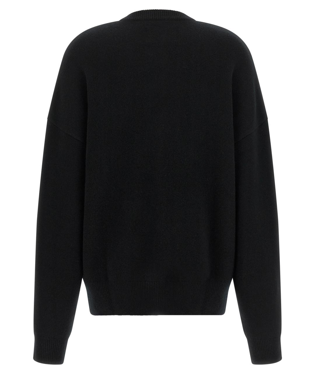 EXTREME CASHMERE Черный кашемировый джемпер / свитер, фото 2