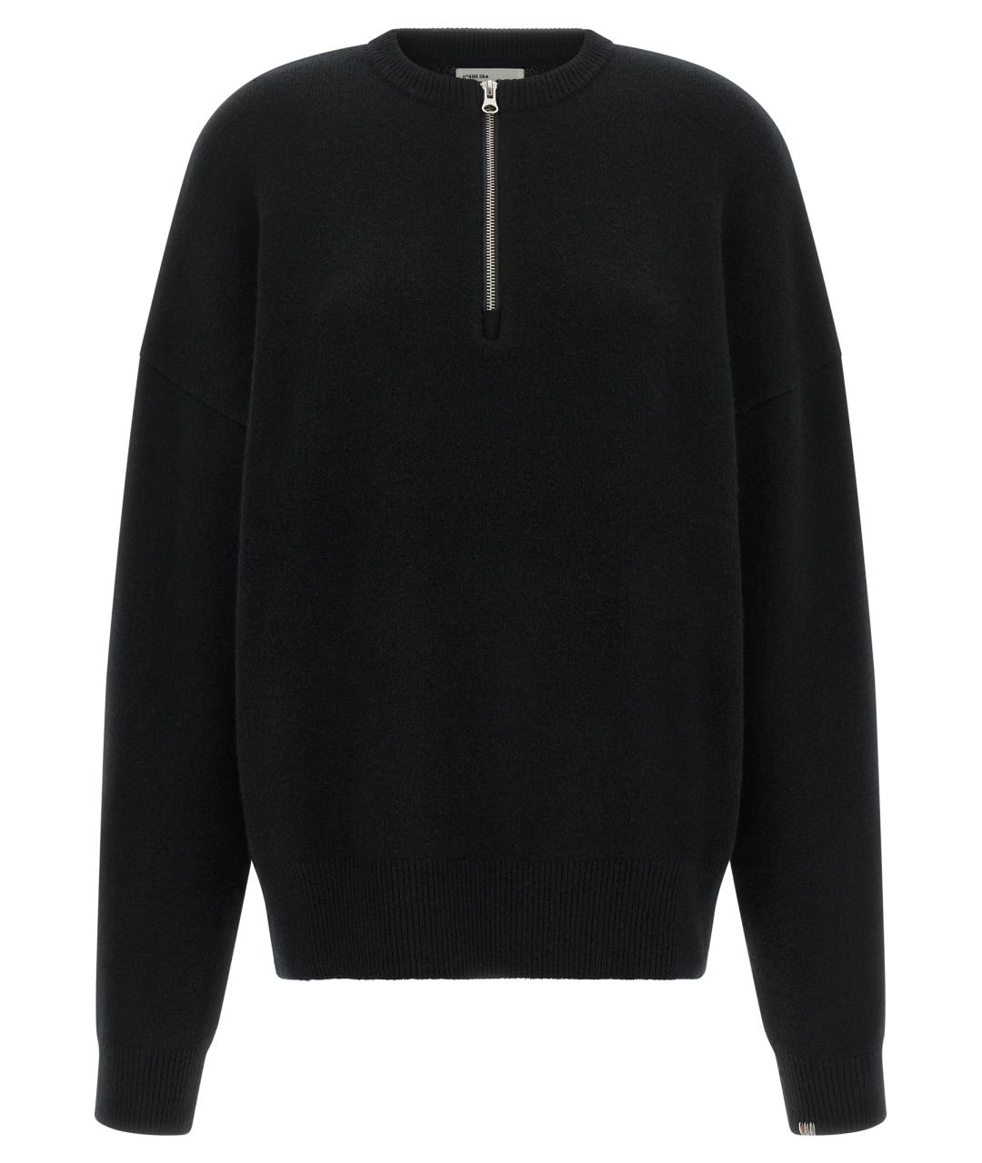 EXTREME CASHMERE Черный кашемировый джемпер / свитер, фото 1