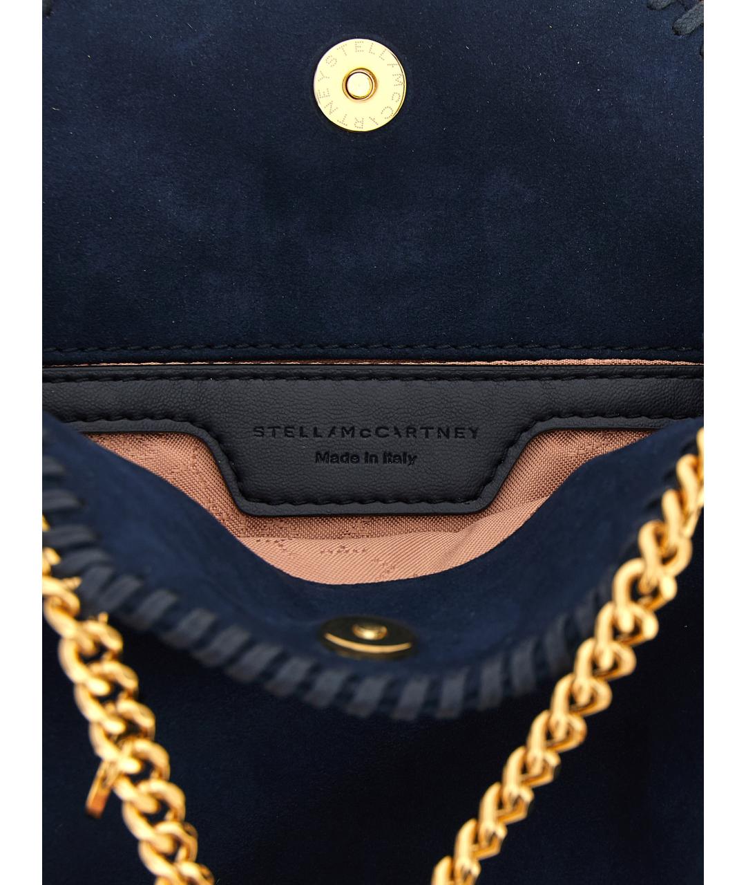 STELLA MCCARTNEY Синяя сумка через плечо из искусственной кожи, фото 4
