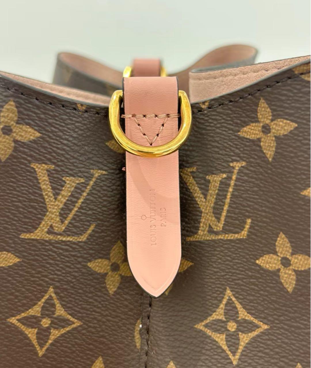 LOUIS VUITTON Коричневая канва сумка тоут, фото 7