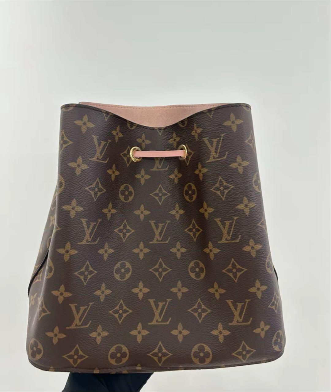 LOUIS VUITTON Коричневая канва сумка тоут, фото 2