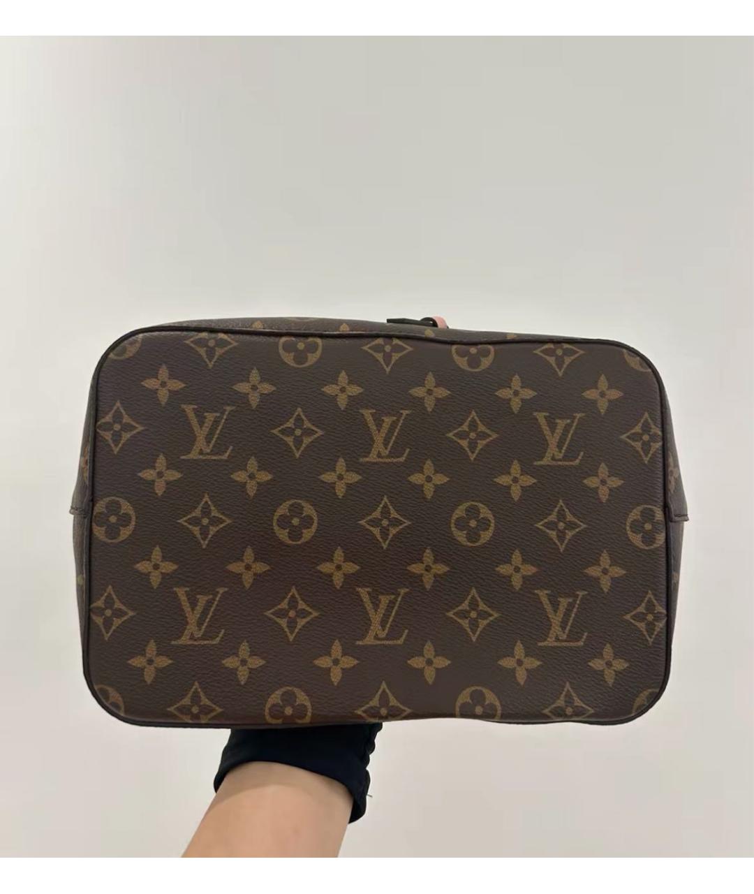 LOUIS VUITTON Коричневая канва сумка тоут, фото 5
