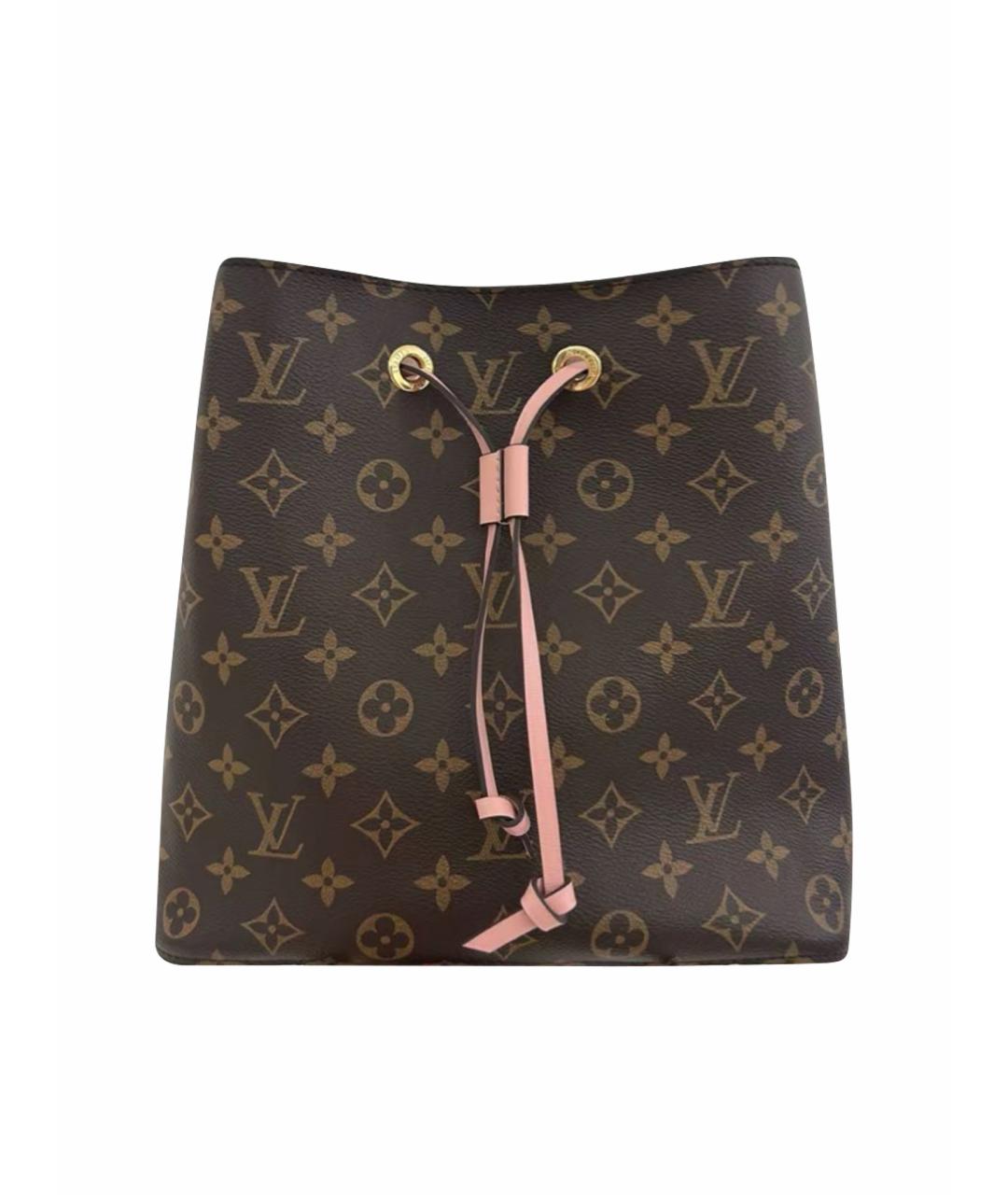 LOUIS VUITTON Коричневая канва сумка тоут, фото 1