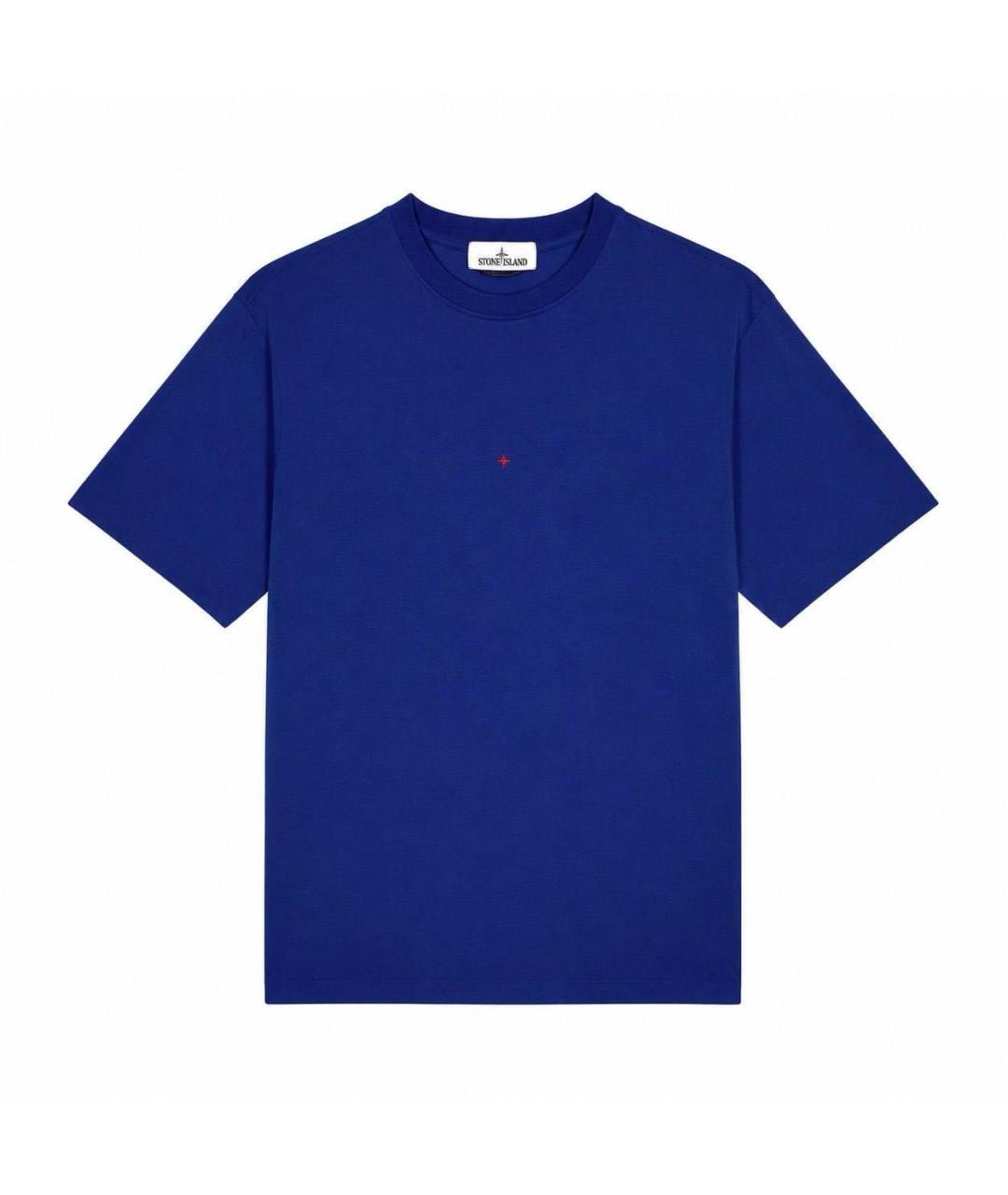 STONE ISLAND Синяя футболка, фото 1