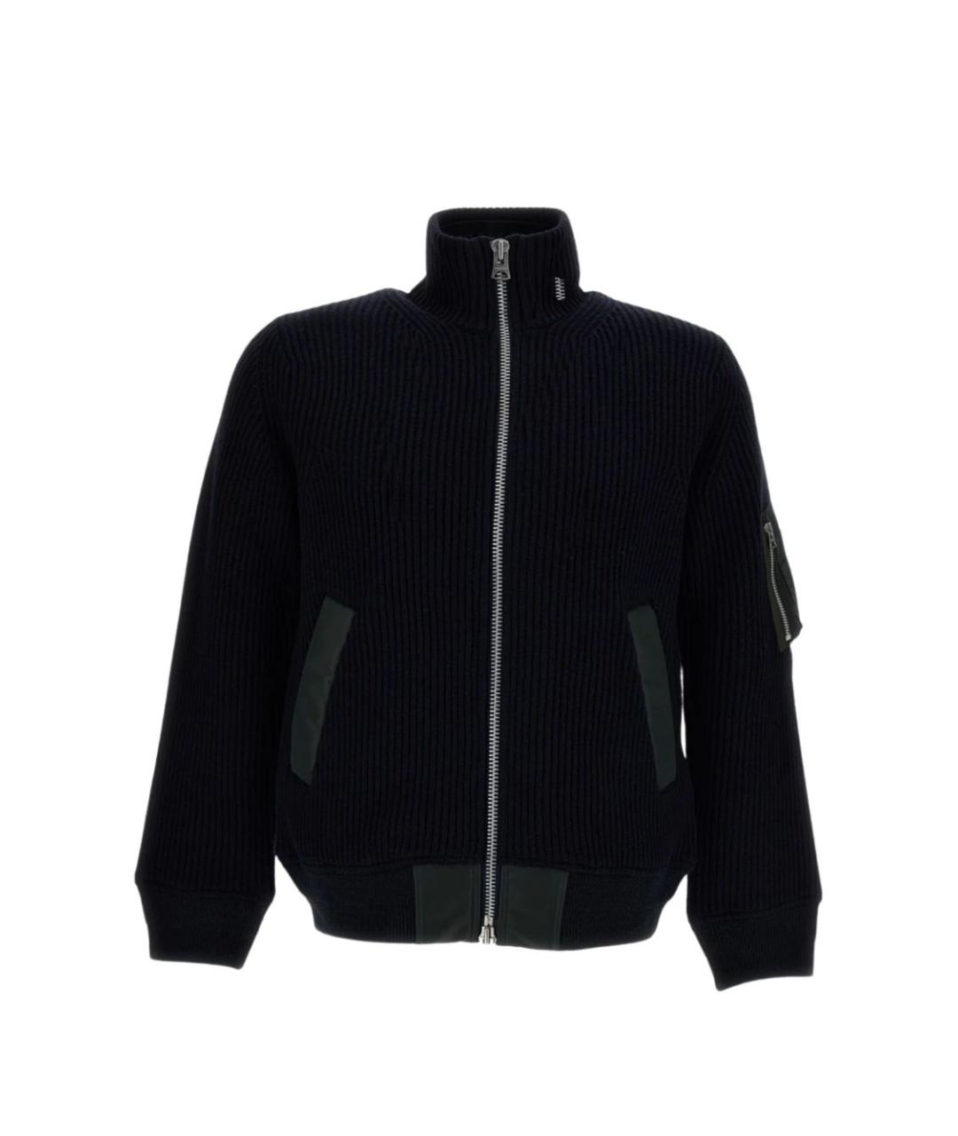 SACAI Синяя шерстяная куртка, фото 1