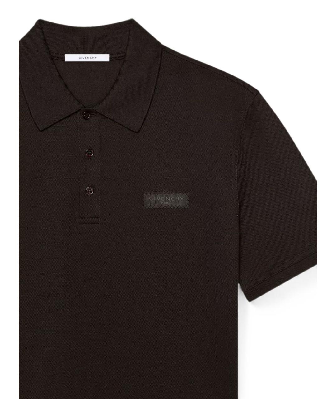 GIVENCHY Черная хлопковая футболка, фото 3