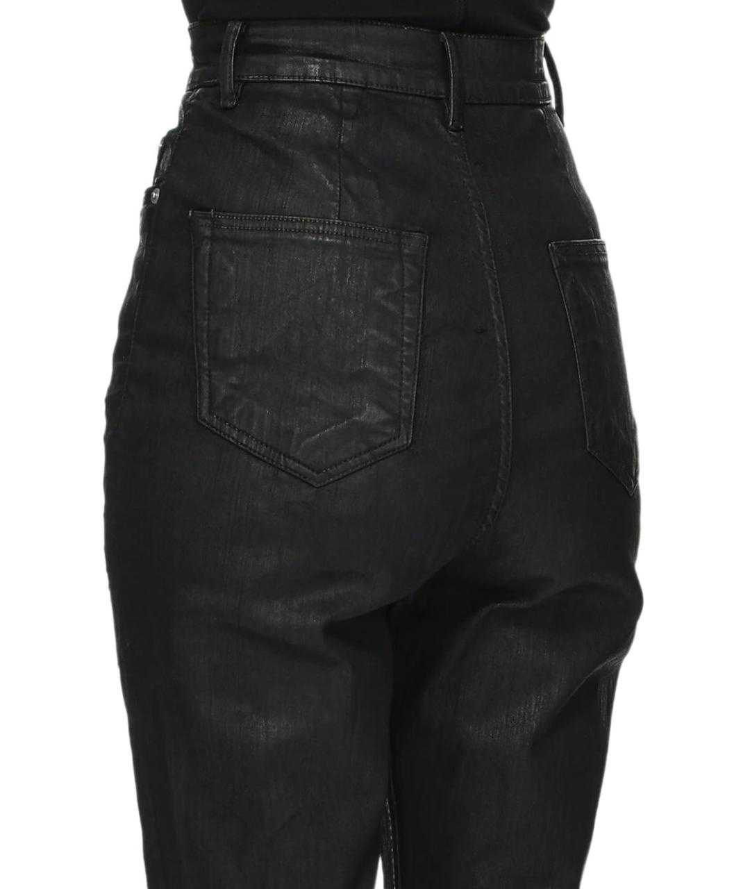 RICK OWENS DRKSHDW Черные хлопковые джинсы клеш, фото 5