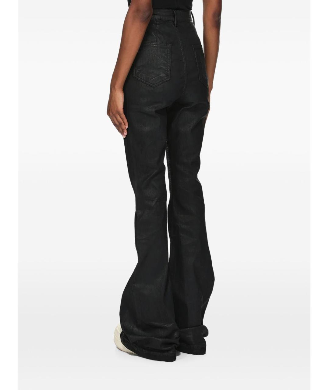 RICK OWENS DRKSHDW Черные хлопковые джинсы клеш, фото 6