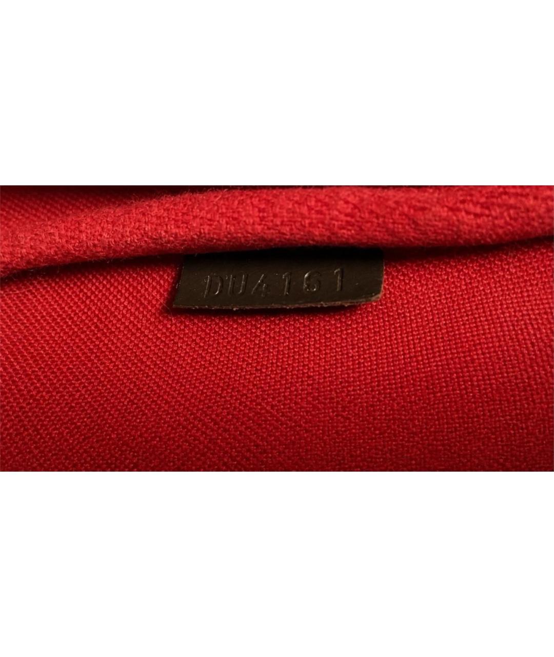 LOUIS VUITTON Коричневая канва сумка через плечо, фото 7