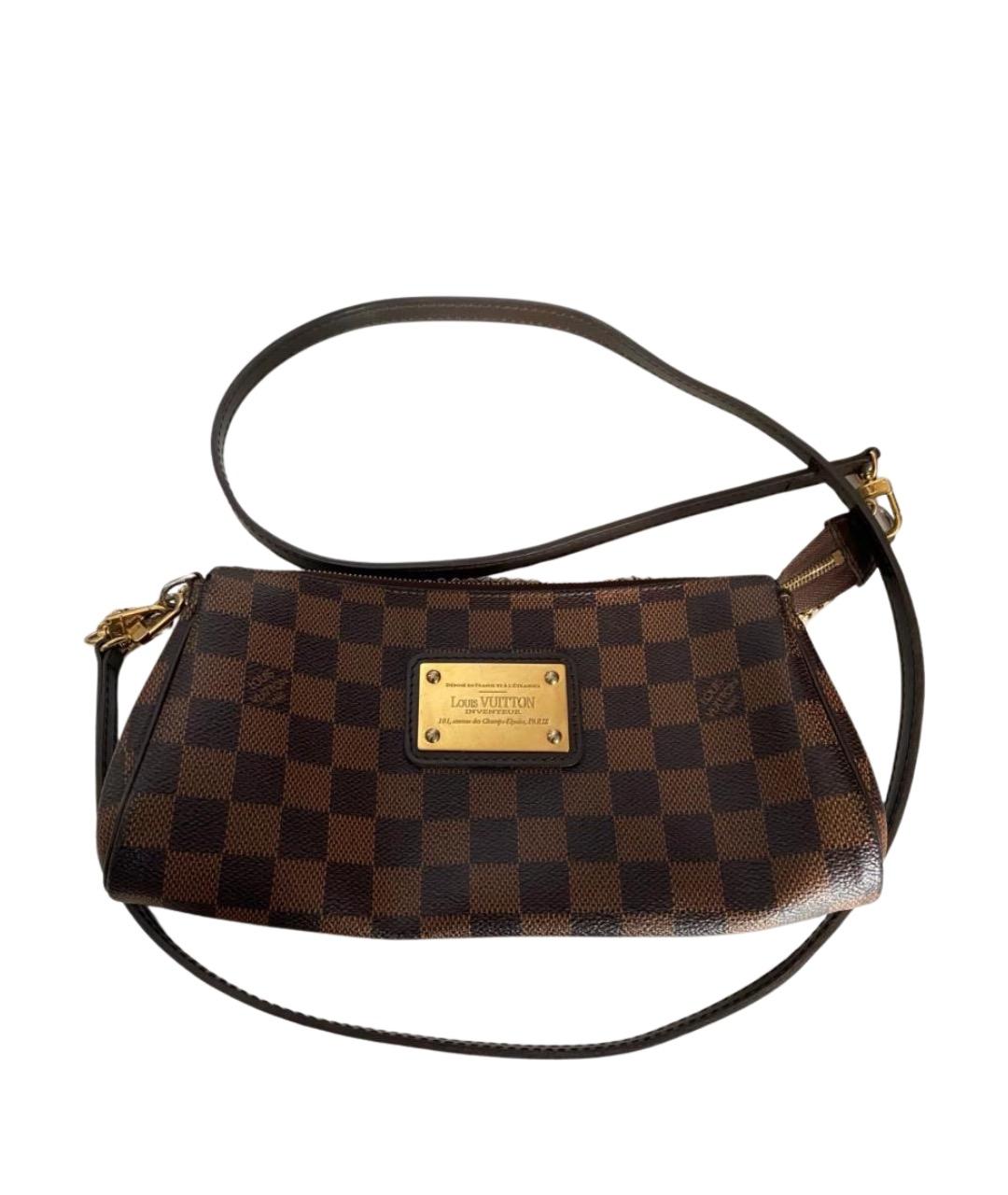 LOUIS VUITTON Коричневая канва сумка через плечо, фото 1