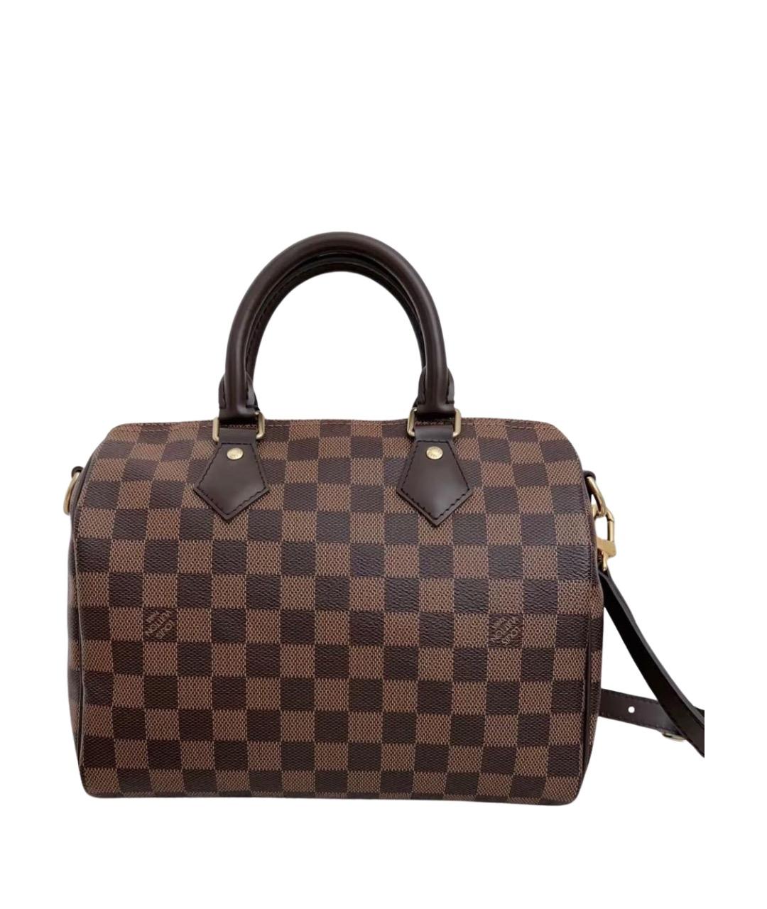 LOUIS VUITTON Коричневая канва сумка с короткими ручками, фото 1