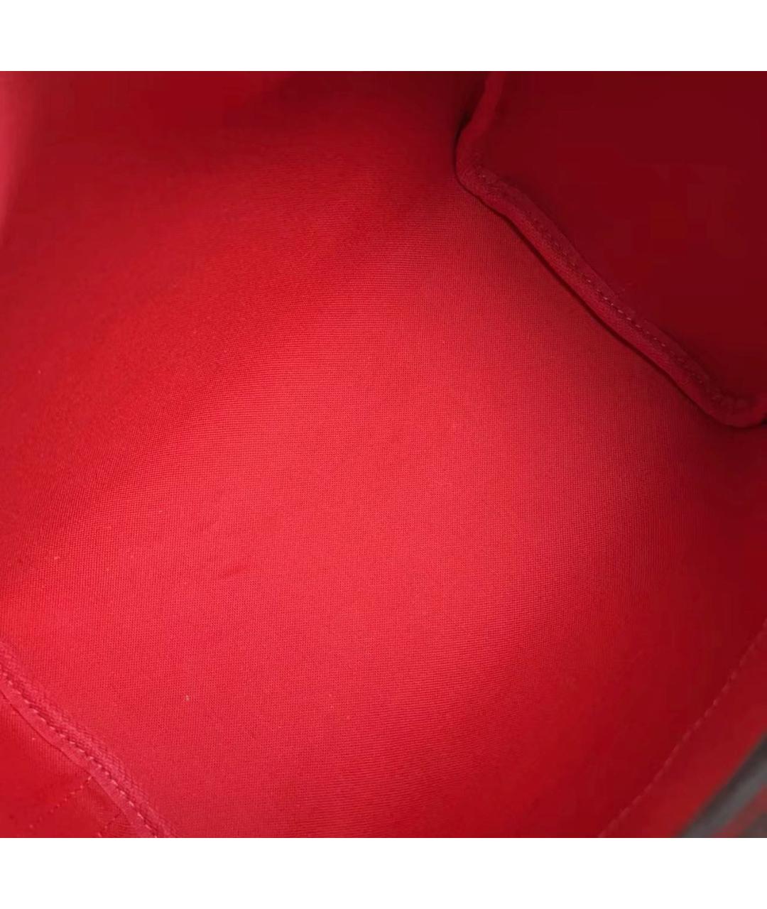 LOUIS VUITTON Коричневая канва сумка с короткими ручками, фото 7