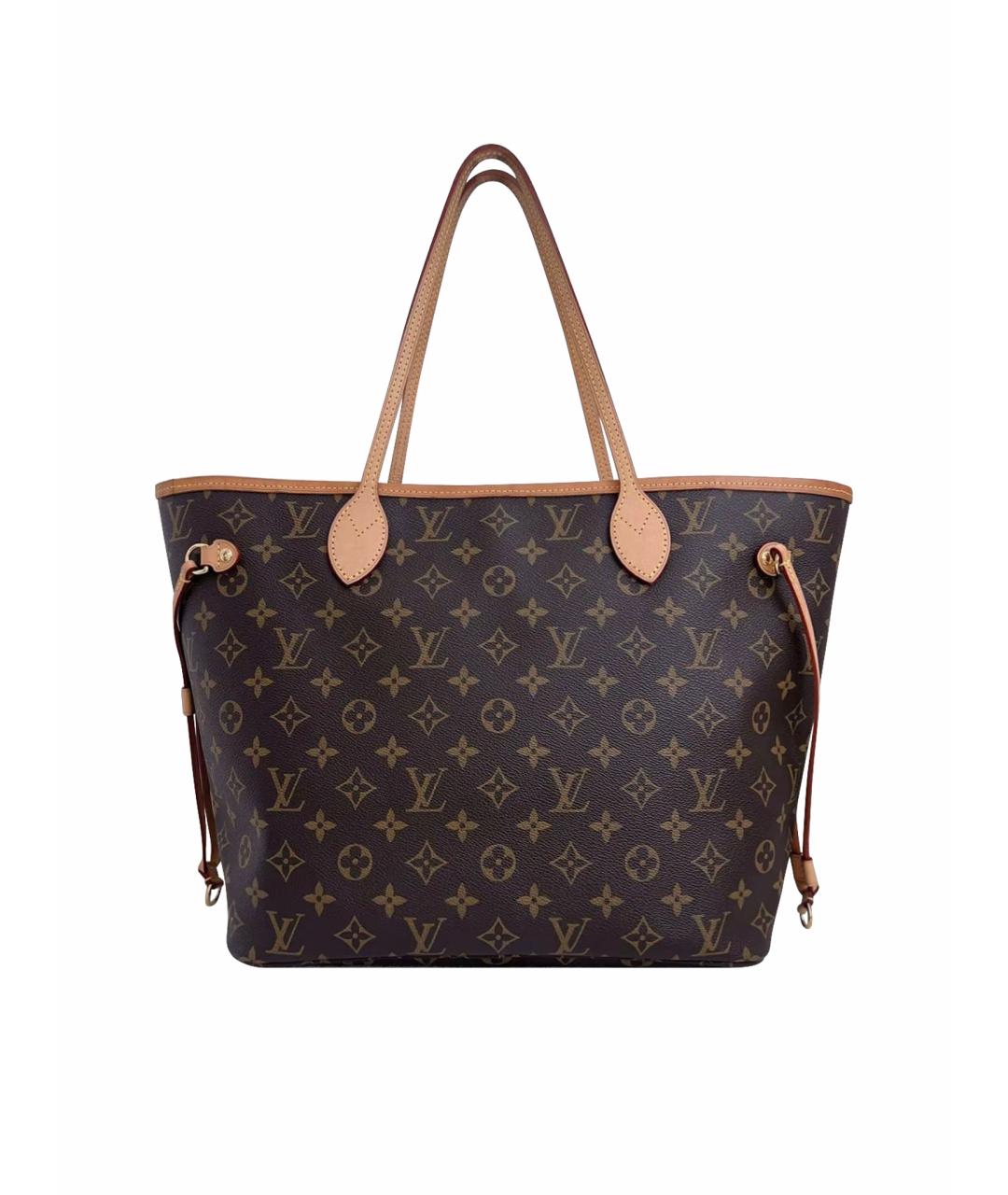 LOUIS VUITTON Коричневая канва сумка тоут, фото 1