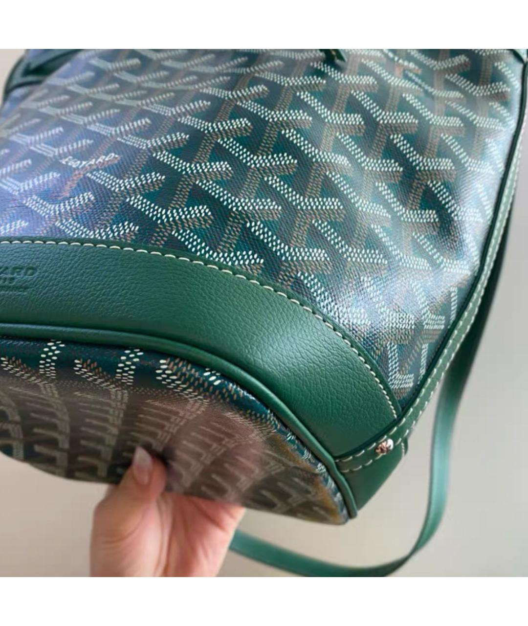 GOYARD Зеленая канва сумка через плечо, фото 5