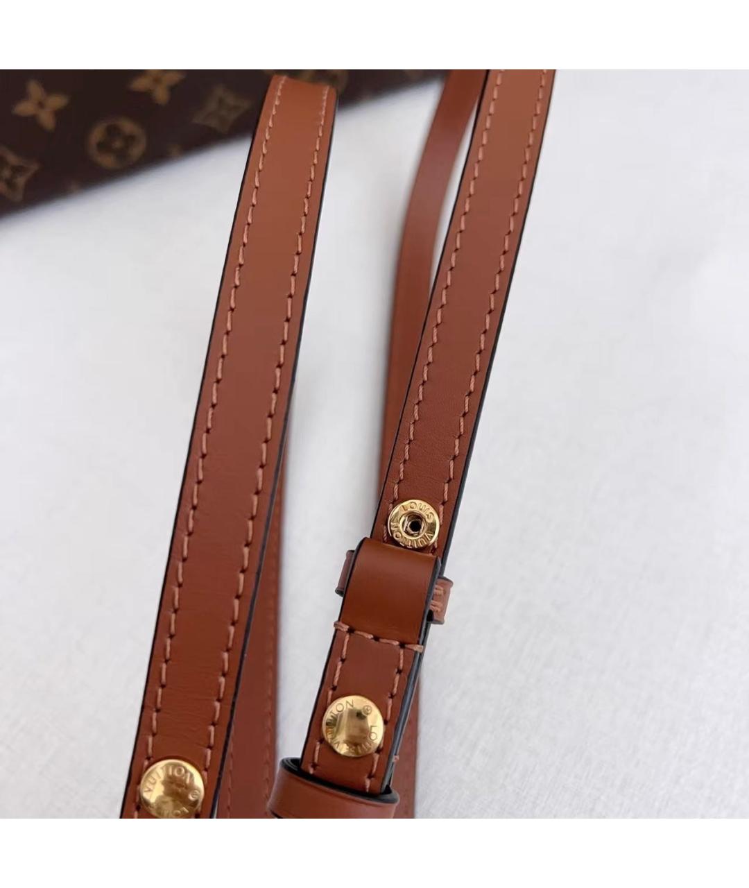 LOUIS VUITTON Коричневая канва сумка тоут, фото 6