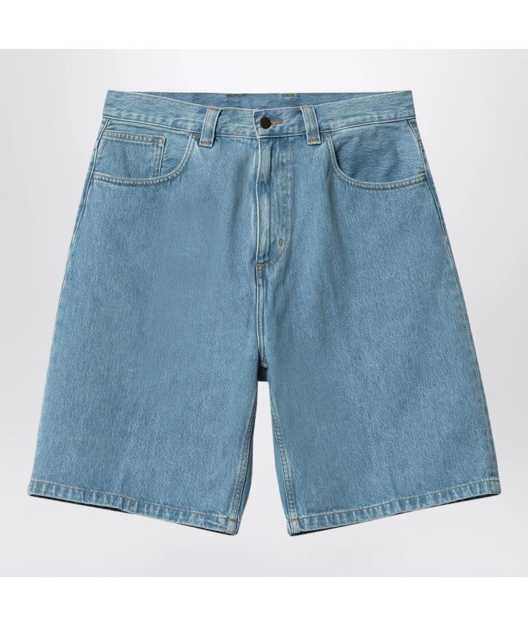 CARHARTT WIP Голубые деним шорты, фото 3