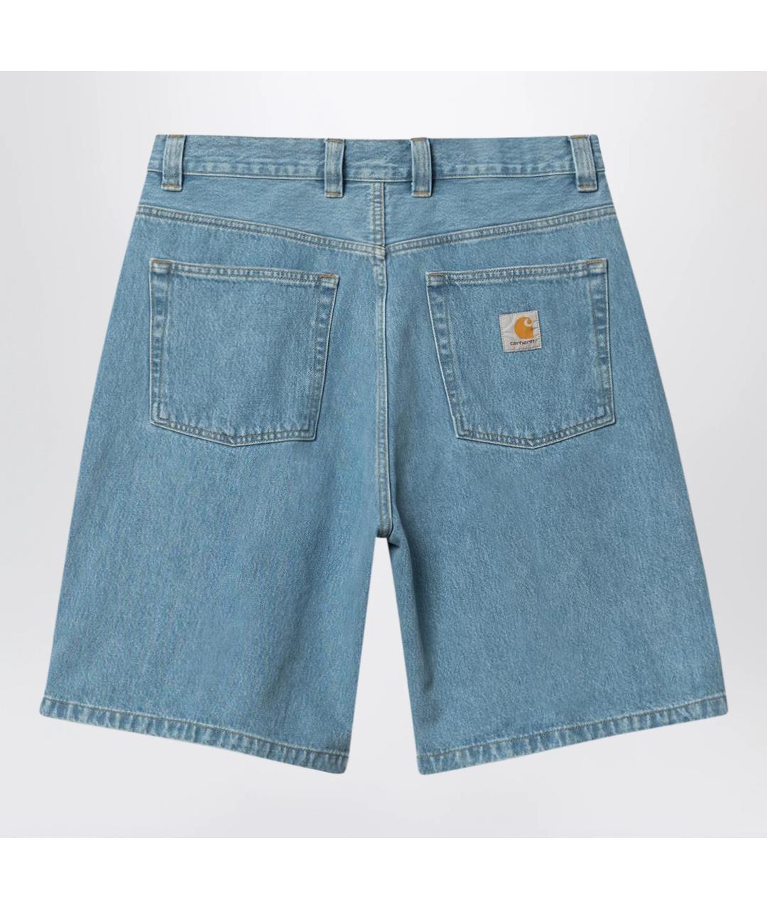 CARHARTT WIP Голубые деним шорты, фото 2