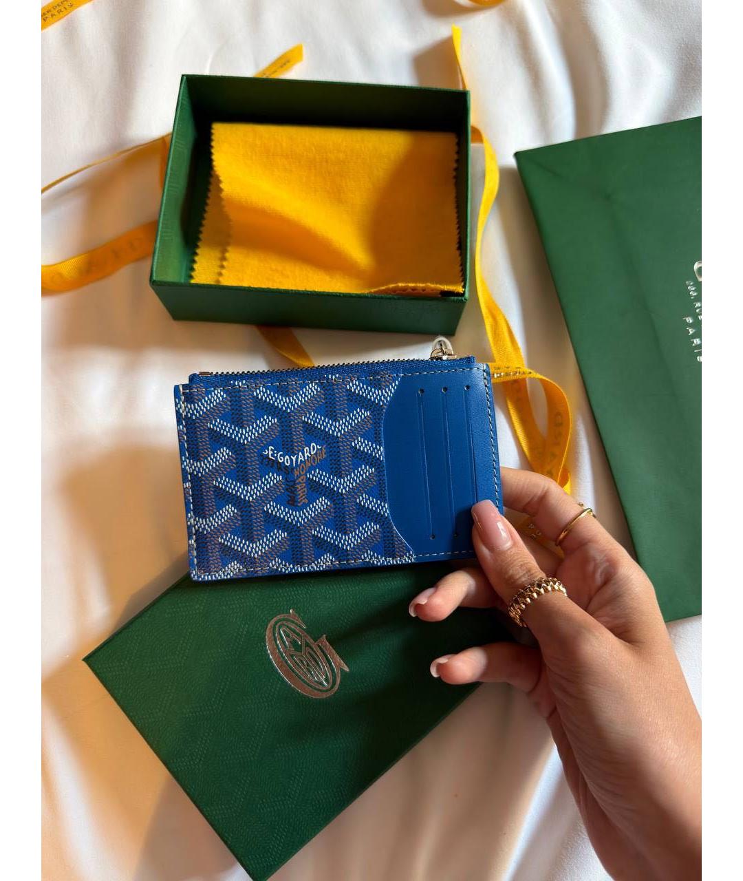 GOYARD Синий кардхолдер, фото 5