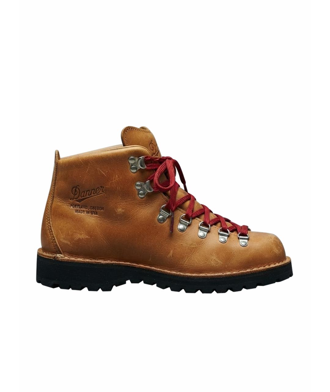 DANNER Оранжевые кожаные низкие ботинки, фото 1