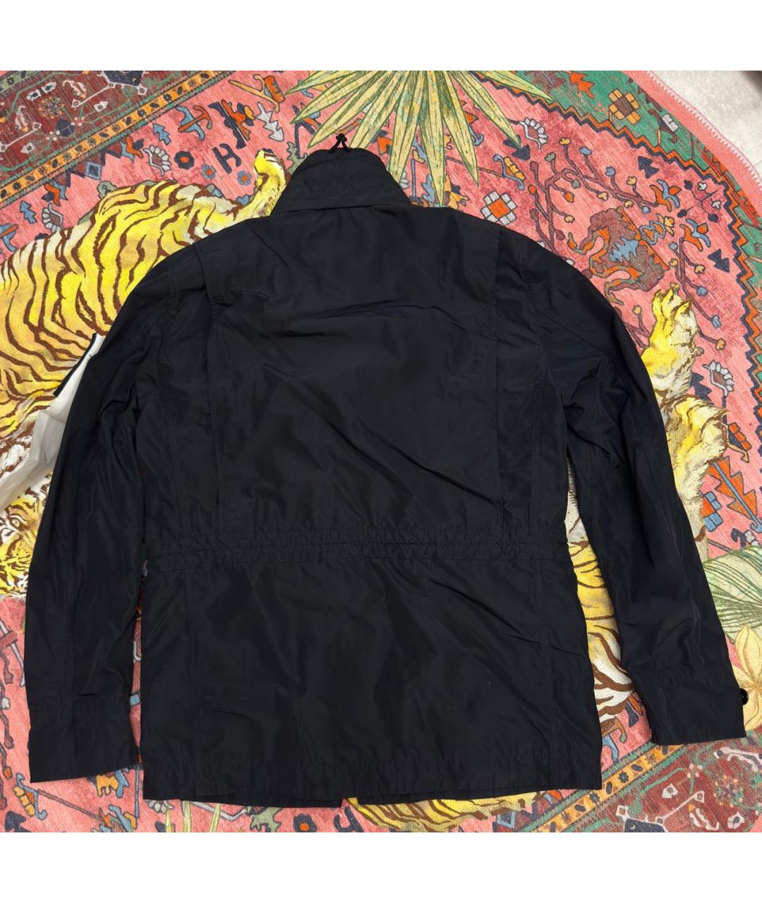 STONE ISLAND Черная нейлоновая куртка, фото 2