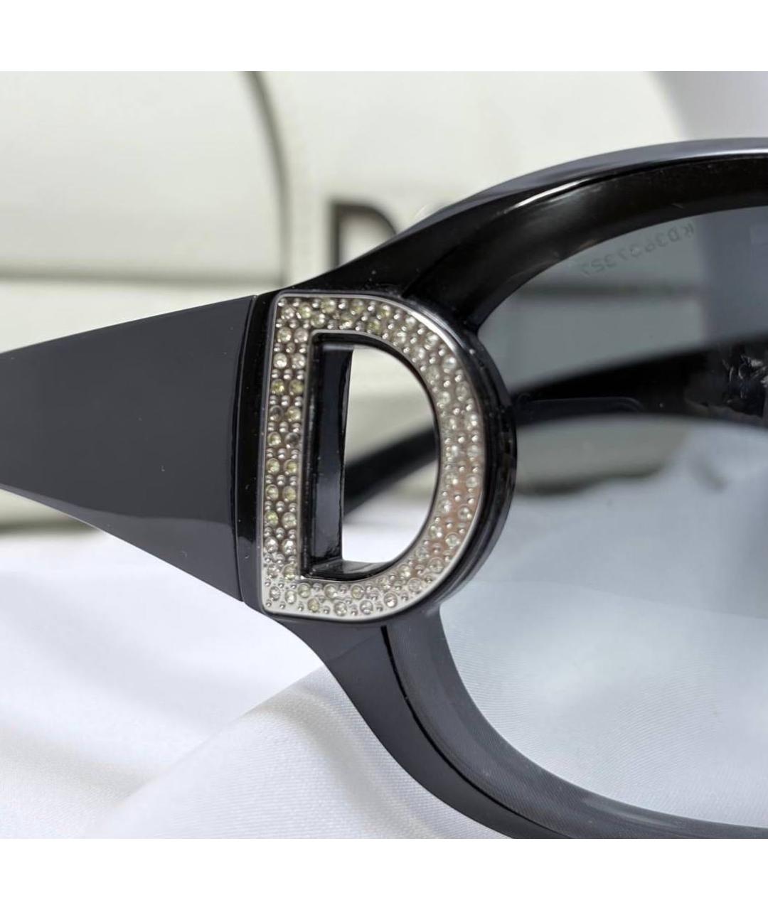 DOLCE&GABBANA Черные пластиковые солнцезащитные очки, фото 3