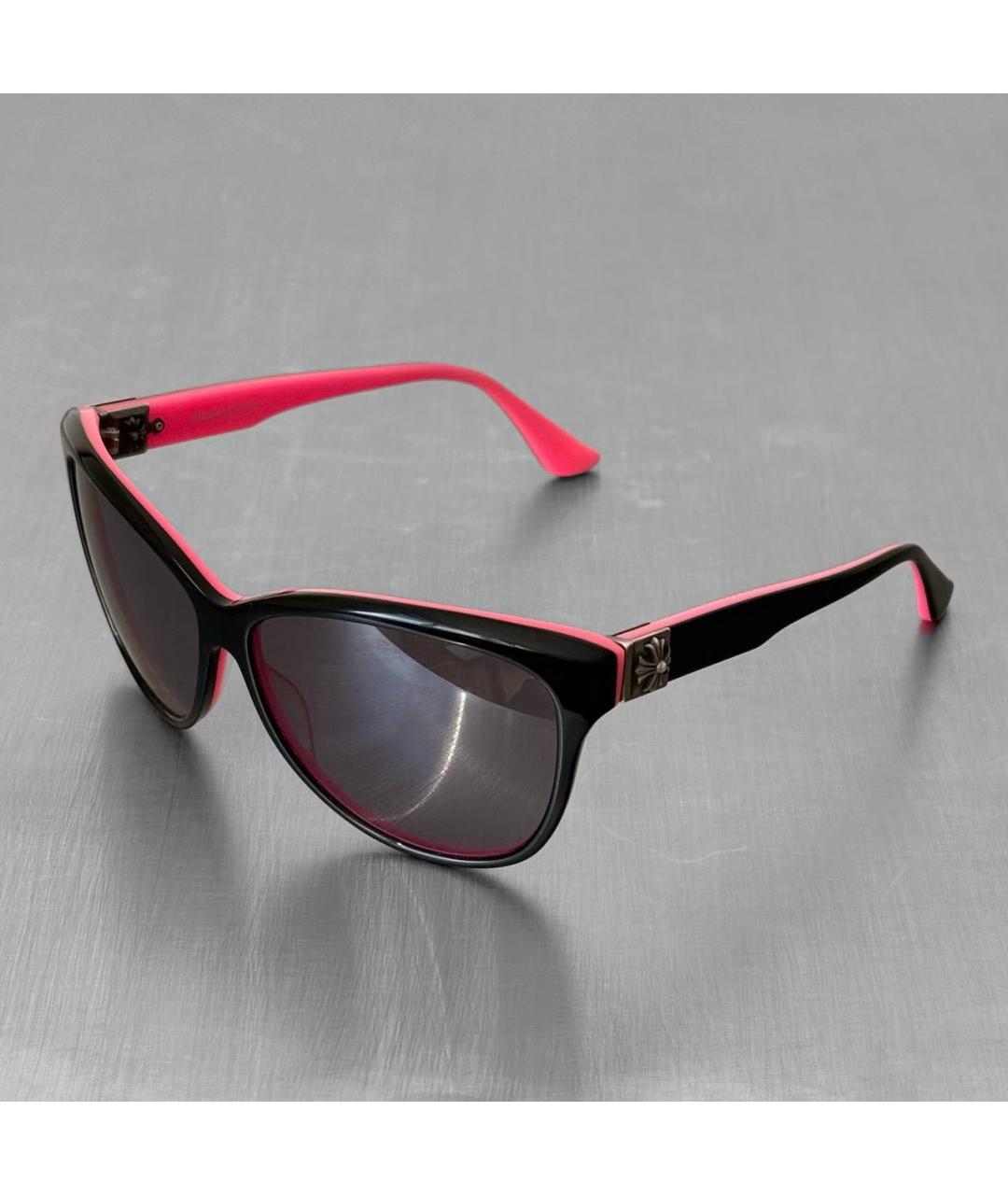 CHROME HEARTS Черные пластиковые солнцезащитные очки, фото 5