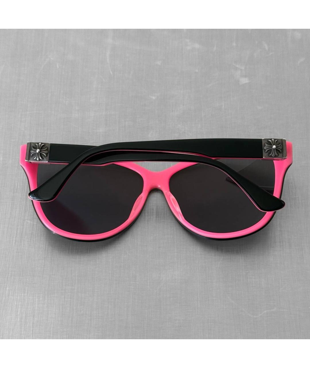 CHROME HEARTS Черные пластиковые солнцезащитные очки, фото 2