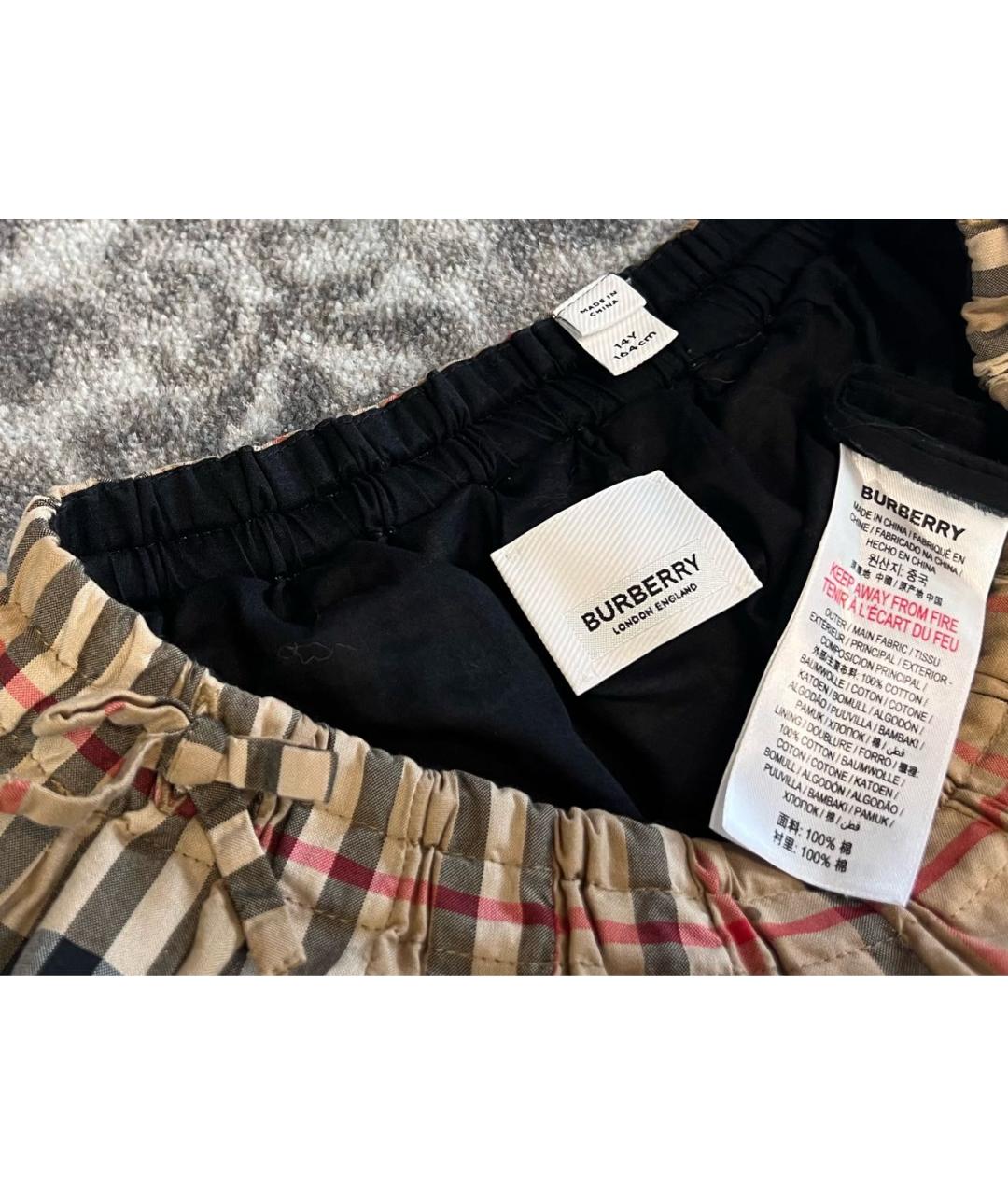 BURBERRY Бежевая юбка, фото 5
