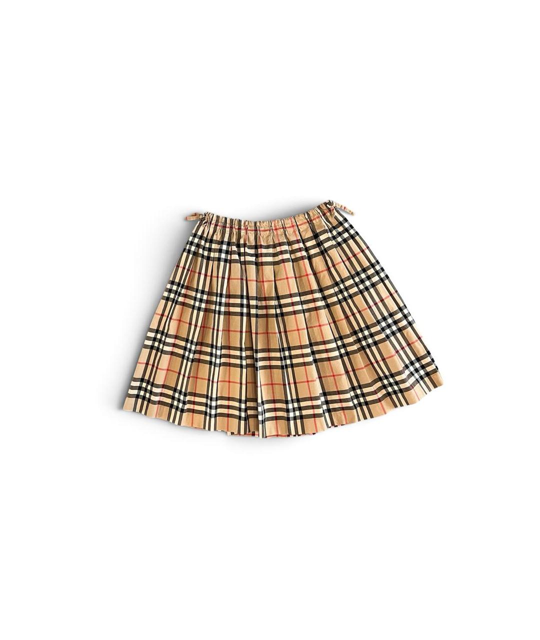 BURBERRY Бежевая юбка, фото 6