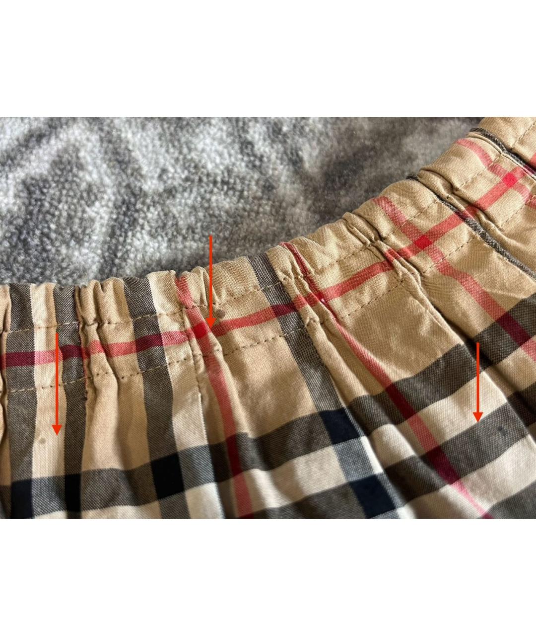 BURBERRY Бежевая юбка, фото 3