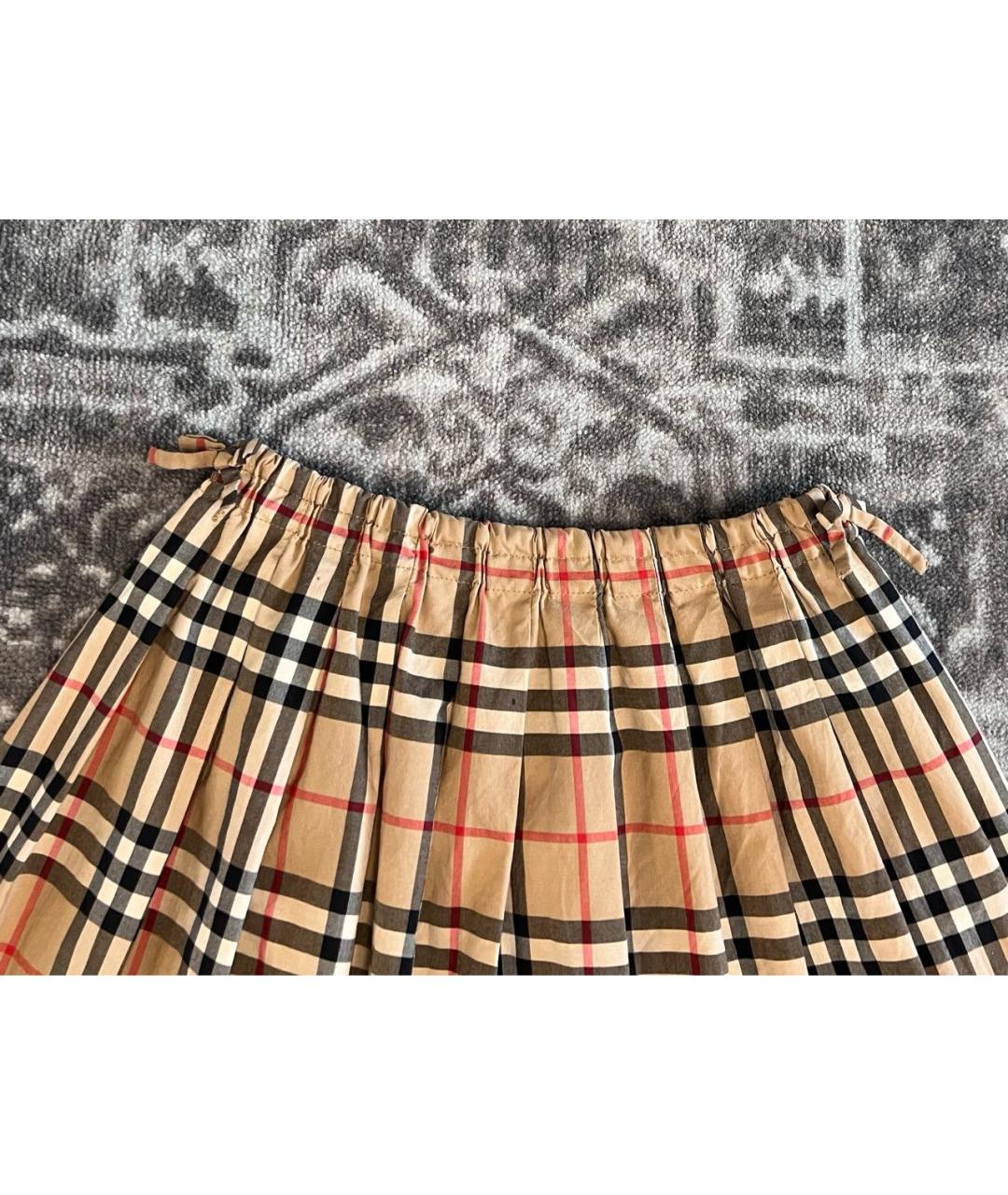 BURBERRY Бежевая юбка, фото 2