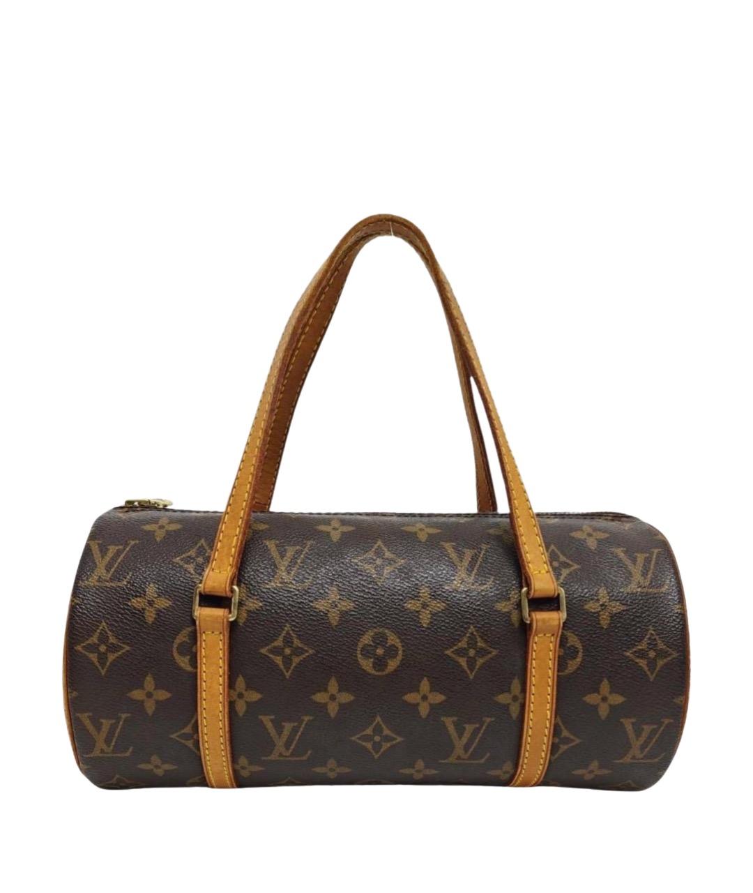 LOUIS VUITTON Коричневая канва сумка с короткими ручками, фото 1