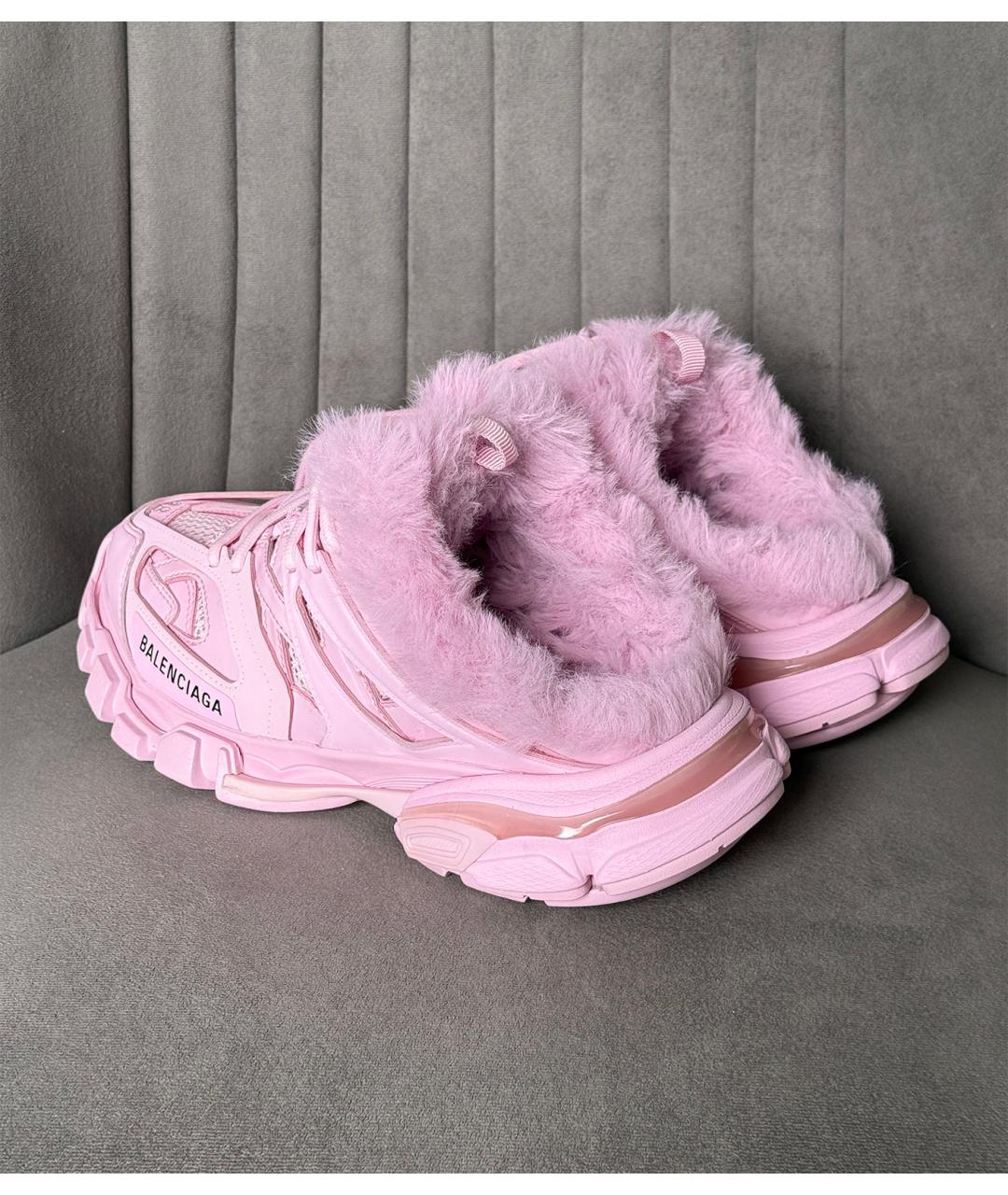 BALENCIAGA Розовые мюли, фото 7