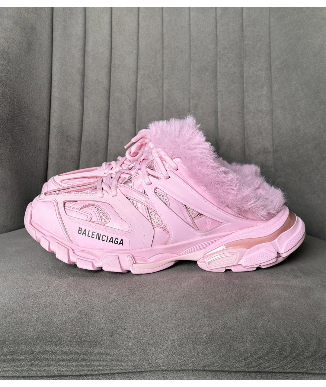 BALENCIAGA Розовые мюли, фото 4