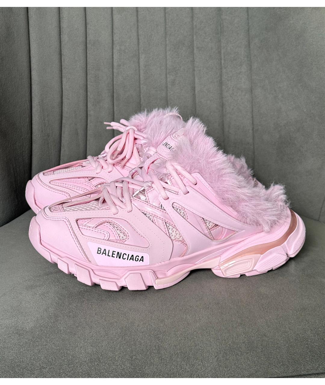 BALENCIAGA Розовые мюли, фото 2