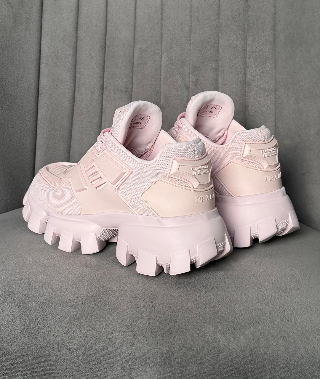 PRADA Розовые кроссовки, фото 6