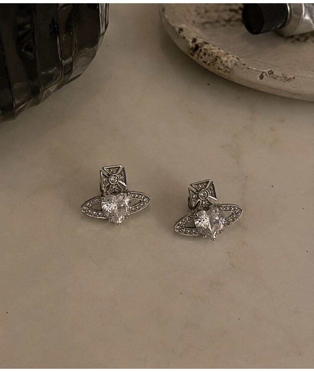 VIVIENNE WESTWOOD Серебряные латунные серьги, фото 6