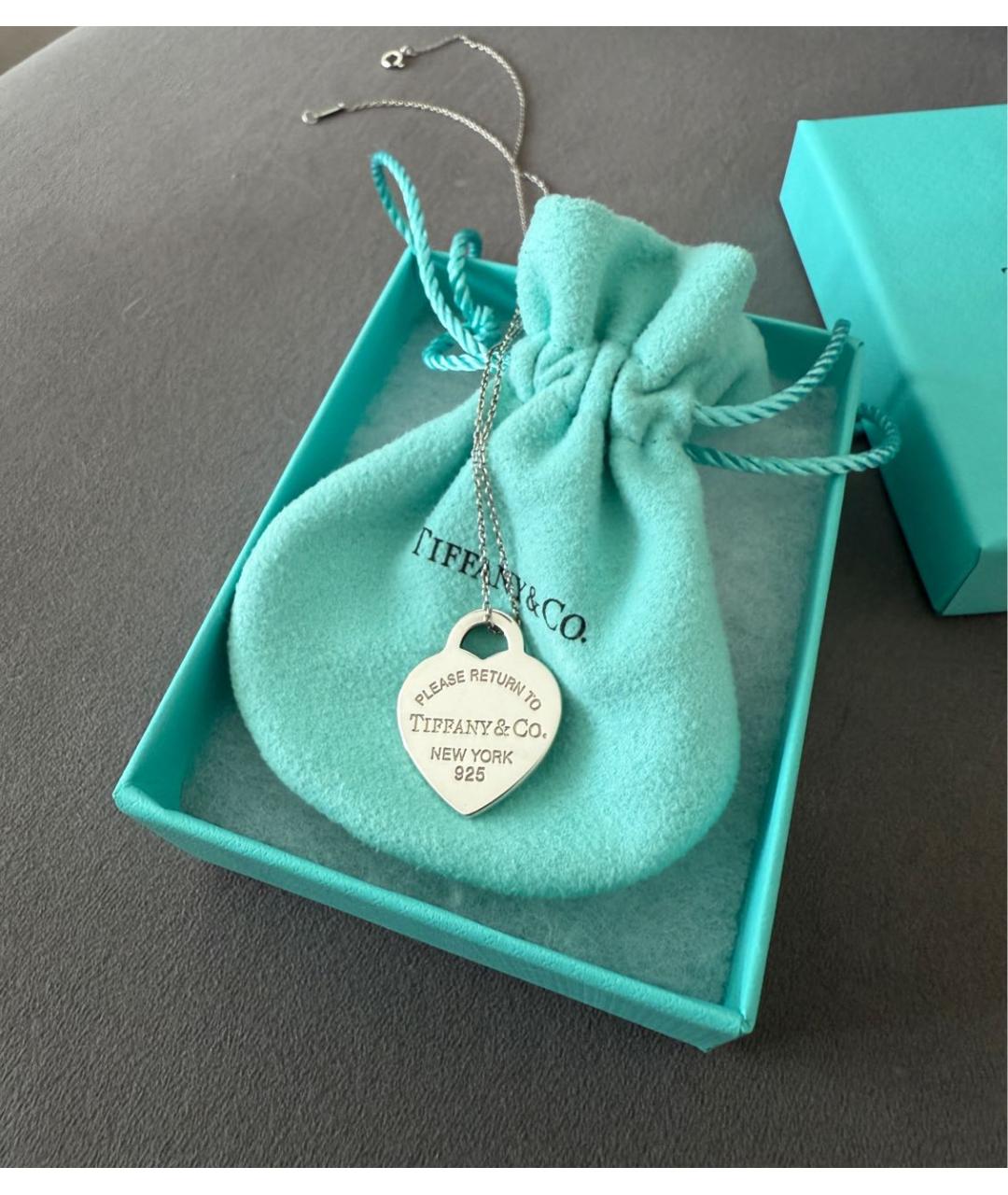 TIFFANY&CO Серебряный серебряный кулон, фото 3
