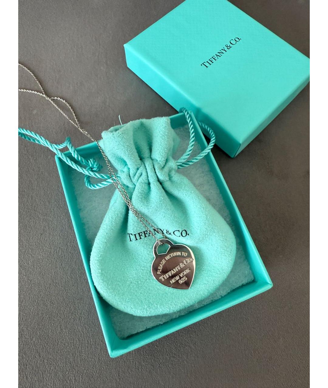 TIFFANY&CO Серебряный серебряный кулон, фото 2