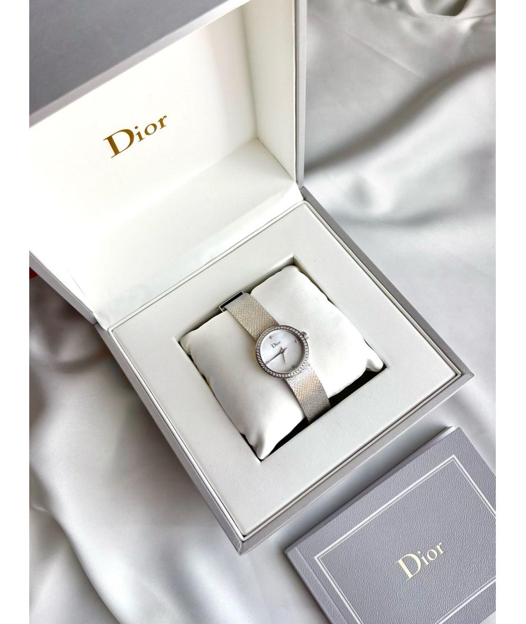 CHRISTIAN DIOR Серебряные часы, фото 4