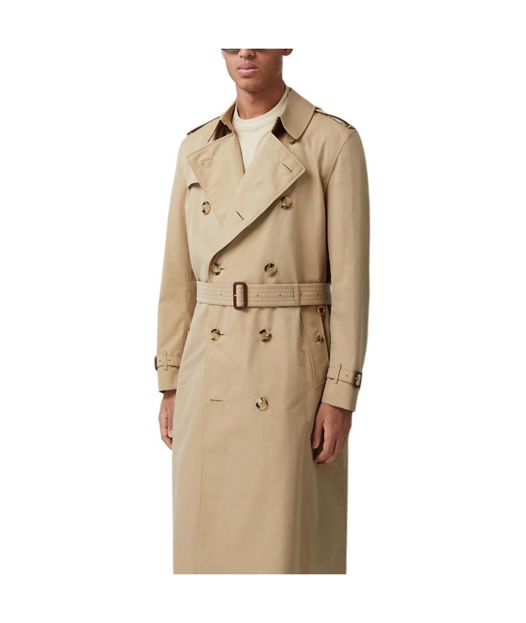 BURBERRY Бежевый тренч / плащ, фото 5