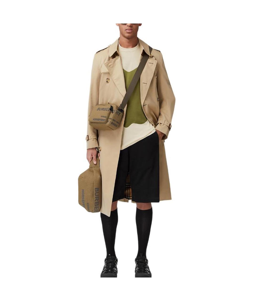 BURBERRY Бежевый тренч / плащ, фото 3