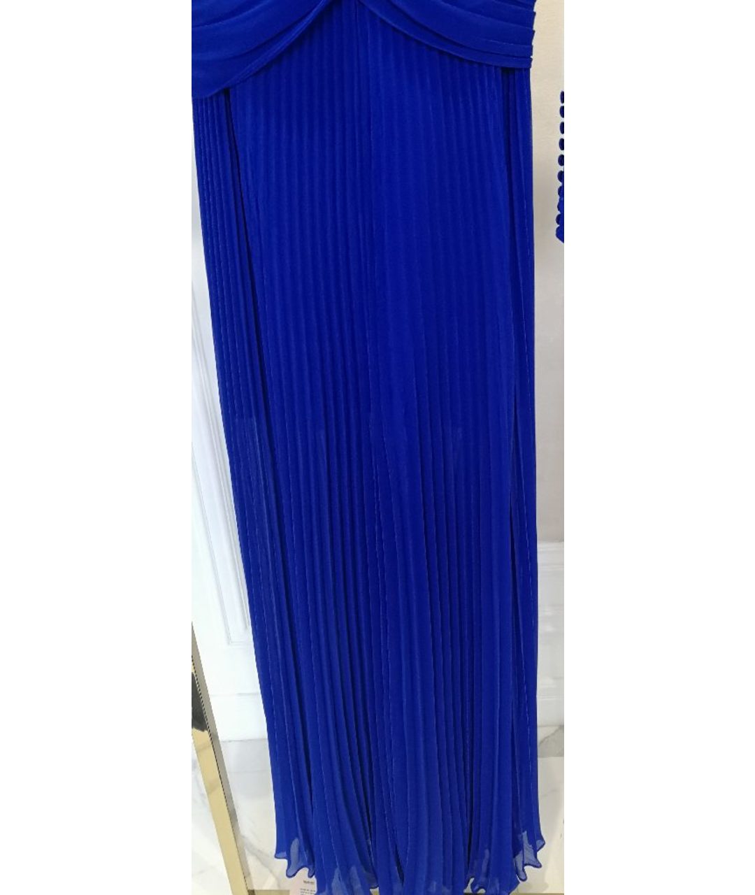 SELF-PORTRAIT Синее полиэстеровое платье, фото 6