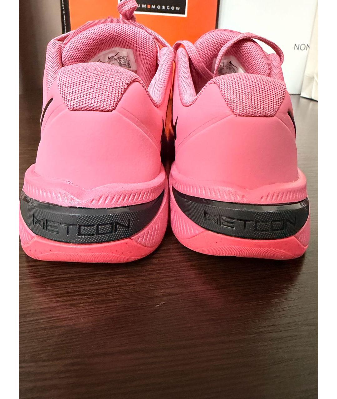 NIKE Розовые текстильные кроссовки, фото 4